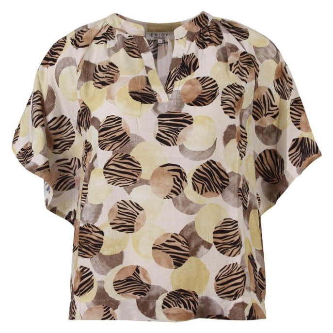 Enjoy blouse 503611 vleermuismouw Vanille
